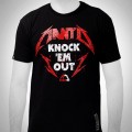 Tshirt "Knock 'Em Out" black