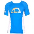 Rashguard "LOGO BLUE " Short Sleeve 